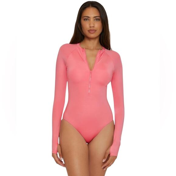 NWOT Trina Turk Monaco Paddle One Piece in Garden Pink – Sz S - Picture 1 of 8